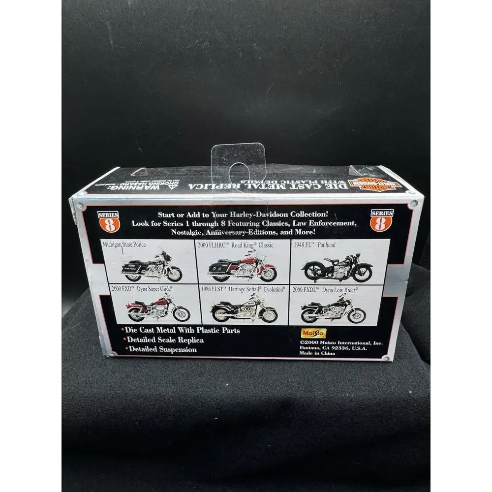Maisto Harley-Davidson FXD Dyna Super Glide 1:18 Vintage 2000 #31760 Die Cast